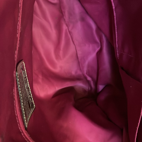 Coach Poppy Signature Collection Gold Metallic Tote - Picture 8 of 12